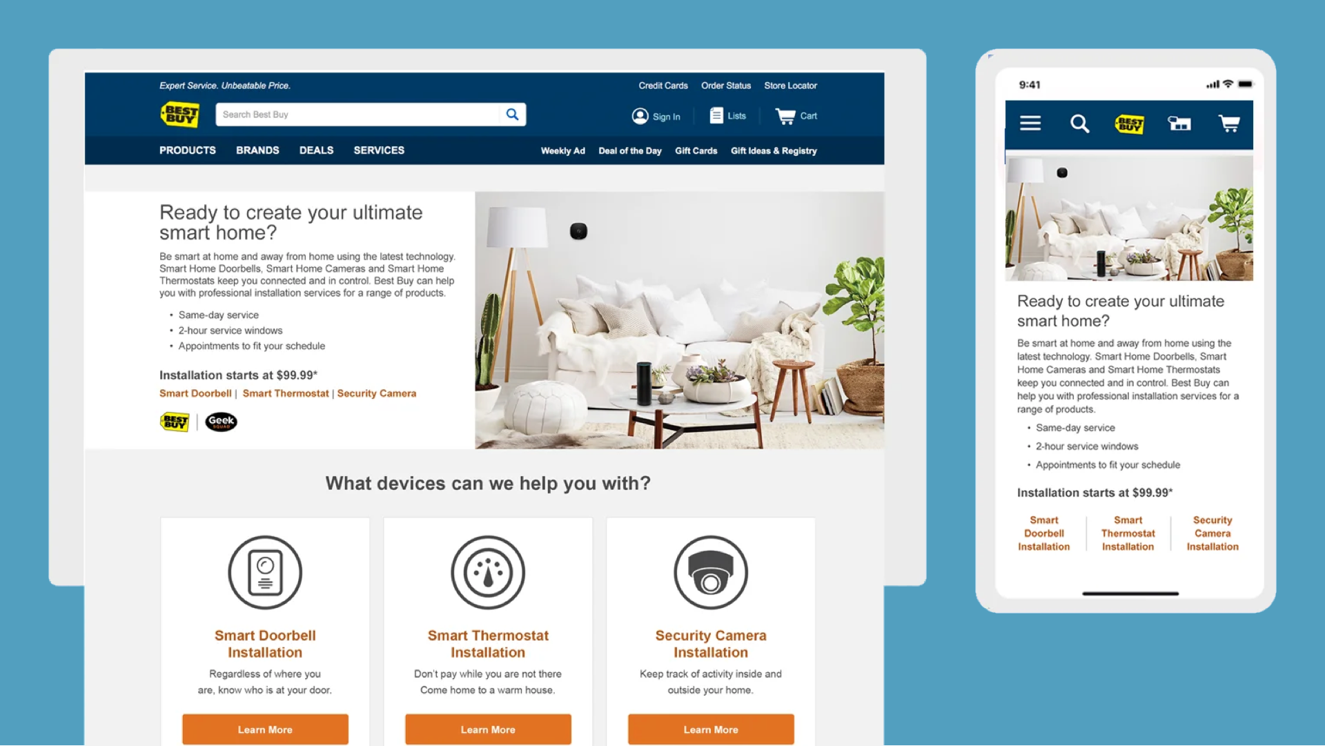 Best Buy Corporation IHA Service Design
